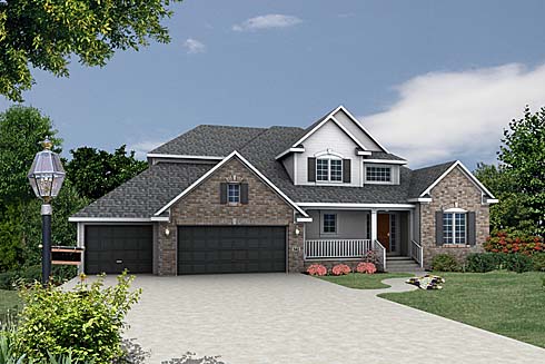 Westview II Model - Allen County Northwest, Indiana New Homes for Sale